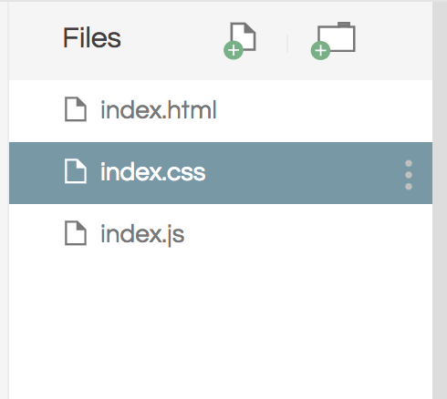 Three files in a list